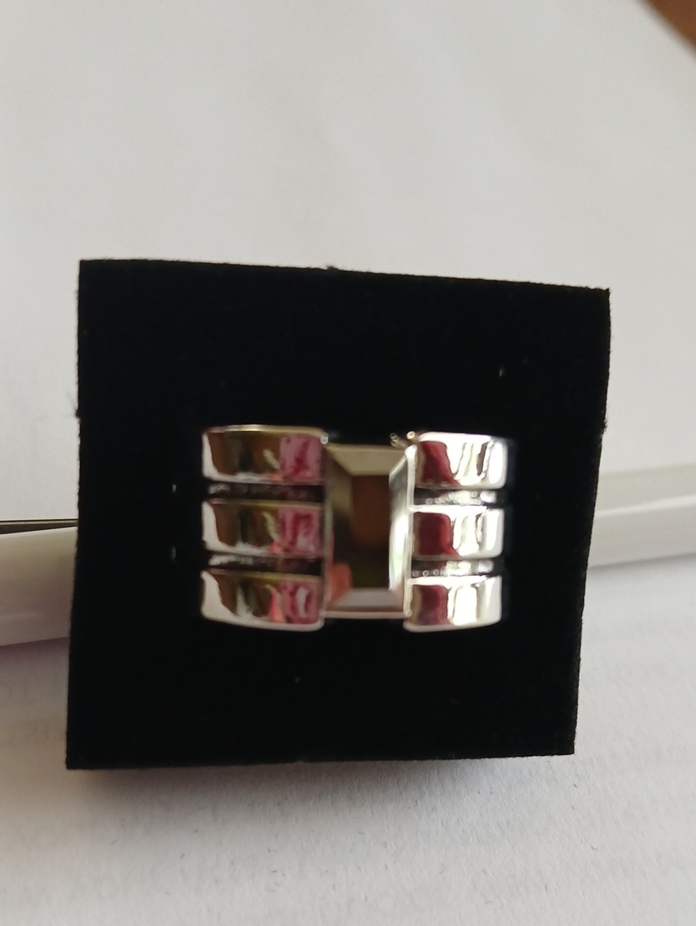 Paparazzi-Bold Wide Silver Statement Ring